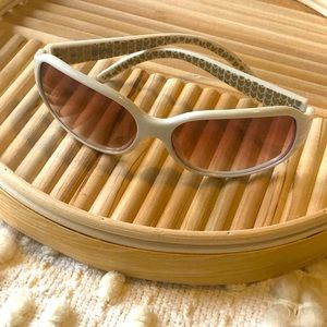 Michael Kors white sunglasses